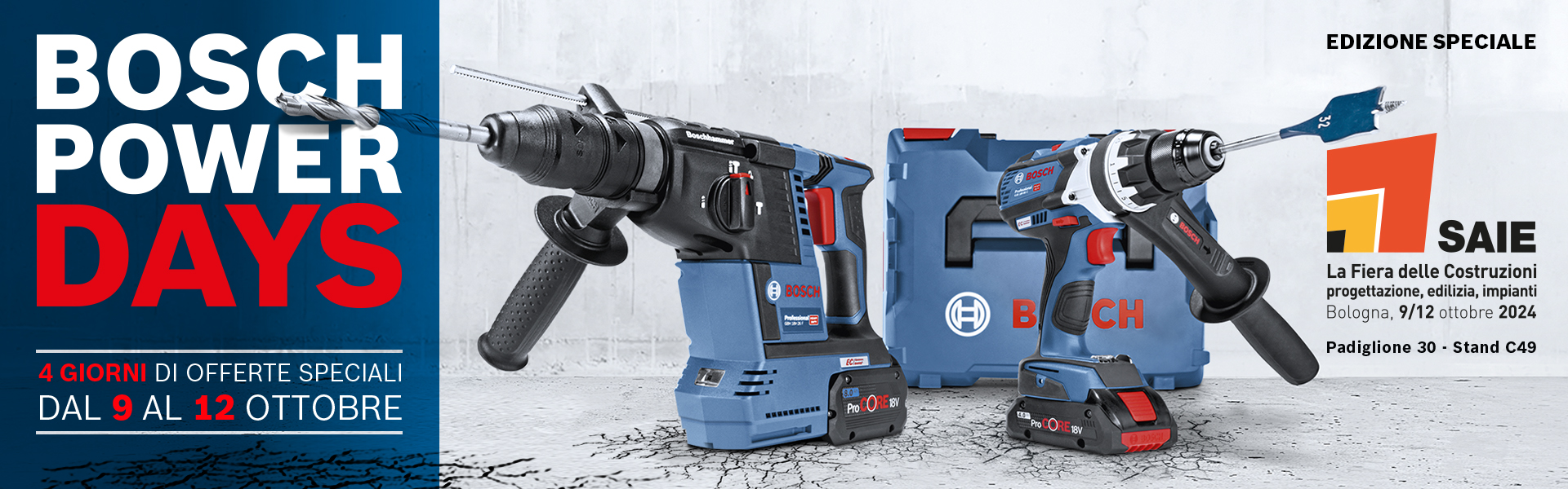 Bosch Power Days - 4 giorni di offerte speciali