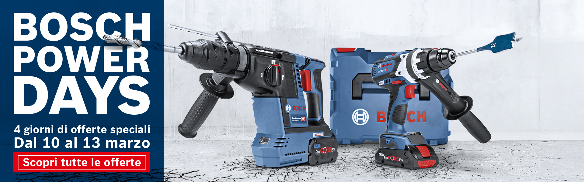 Bosch Power Days - 4 giorni di offerte speciali