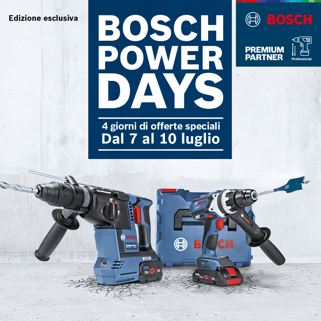 Bosch Power Days - 4 giorni di offerte speciali